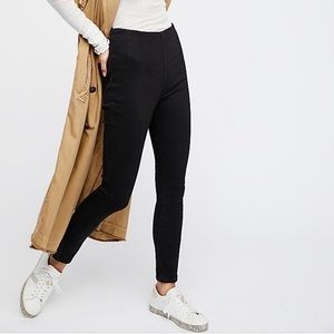 Free People Pull On Pleated Jeans